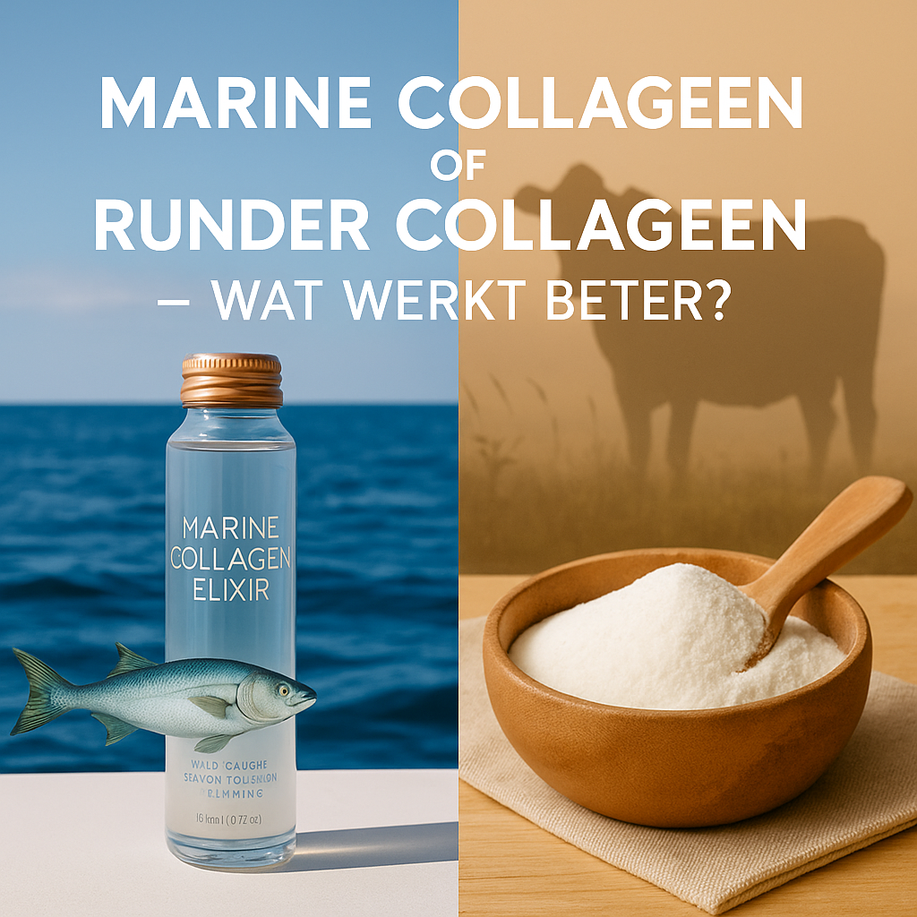 Marine collageen of rundercollageen – verschil en voordelen voor huid, haar en nagels